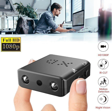 Mini Portable Night Vision Camera – 1080P HD Spy Cam with Memory Options | Home Security & Travel